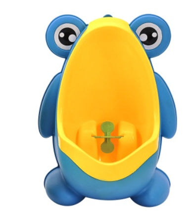 Ergonomic baby potty with frog design