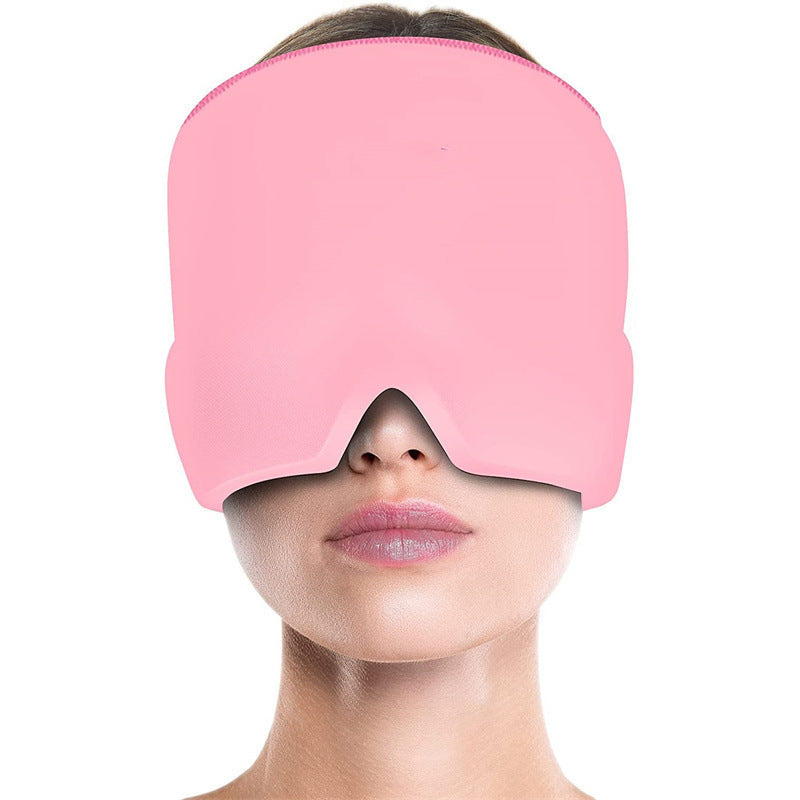 Gel compress for headache relief, cold therapy, migraine and eye mask