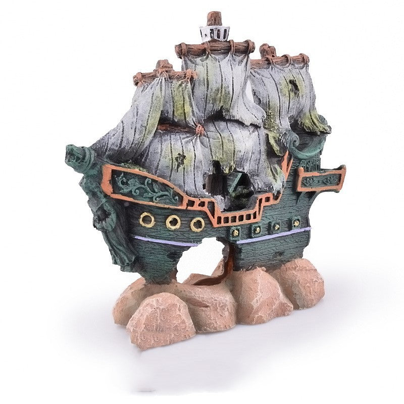 Decoración de rocalla para peceras
