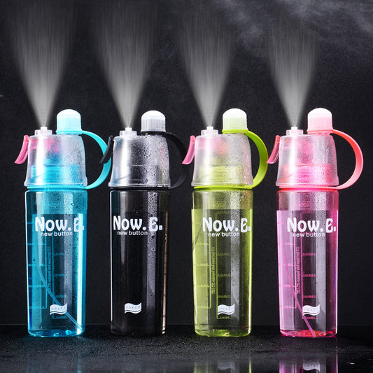 Botella de agua de con spray