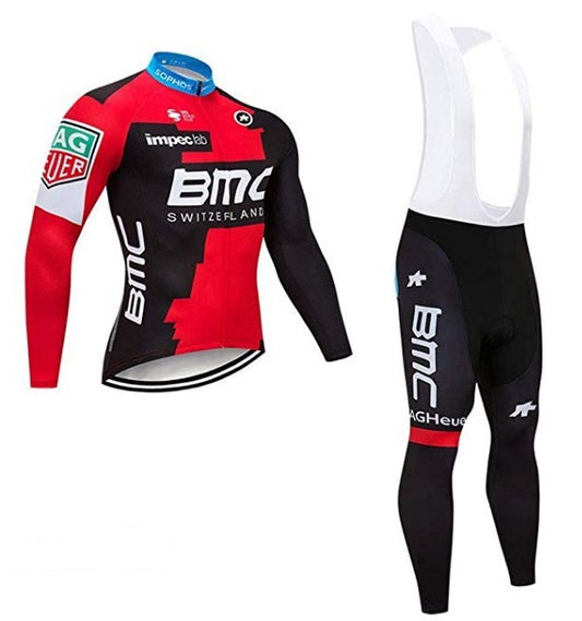 Maillot de ciclismo de manga y pantalones largos