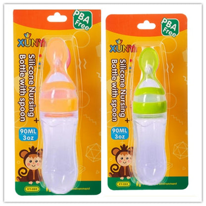 Baby bottle spoon
