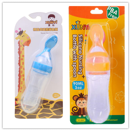 Baby bottle spoon