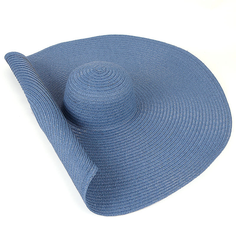 Sombreros de playa extra grandes de ala ancha de 25 cm para mujer