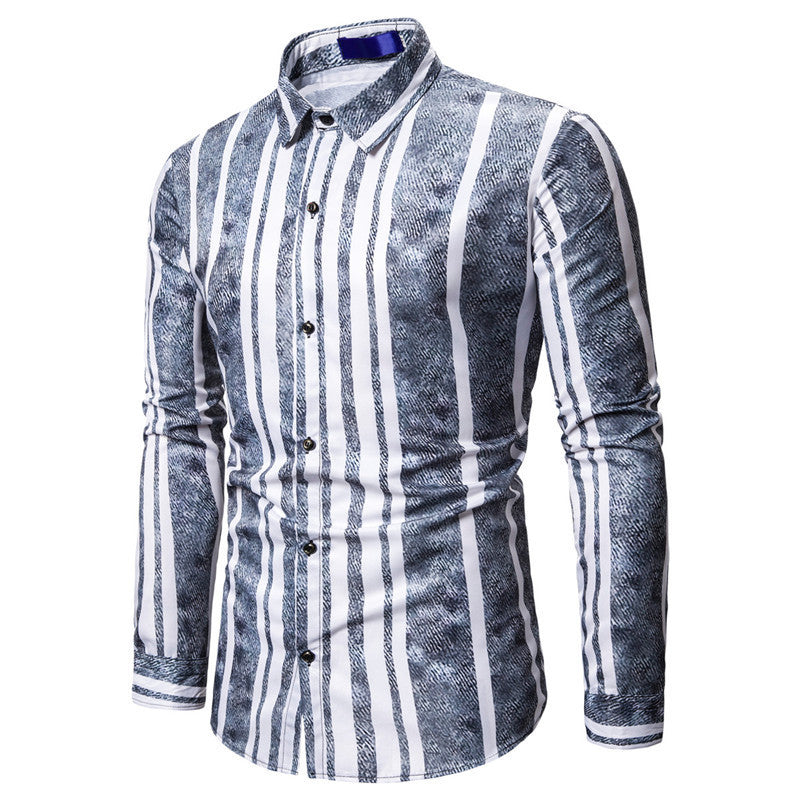 Striped men's shirt