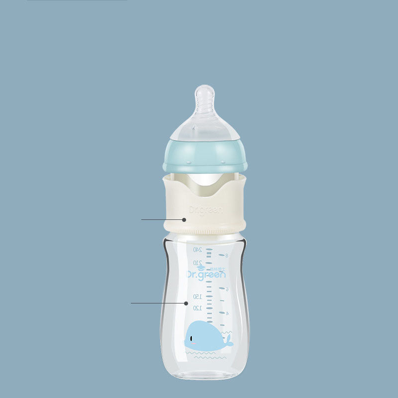 Biberón de cristal para bebé