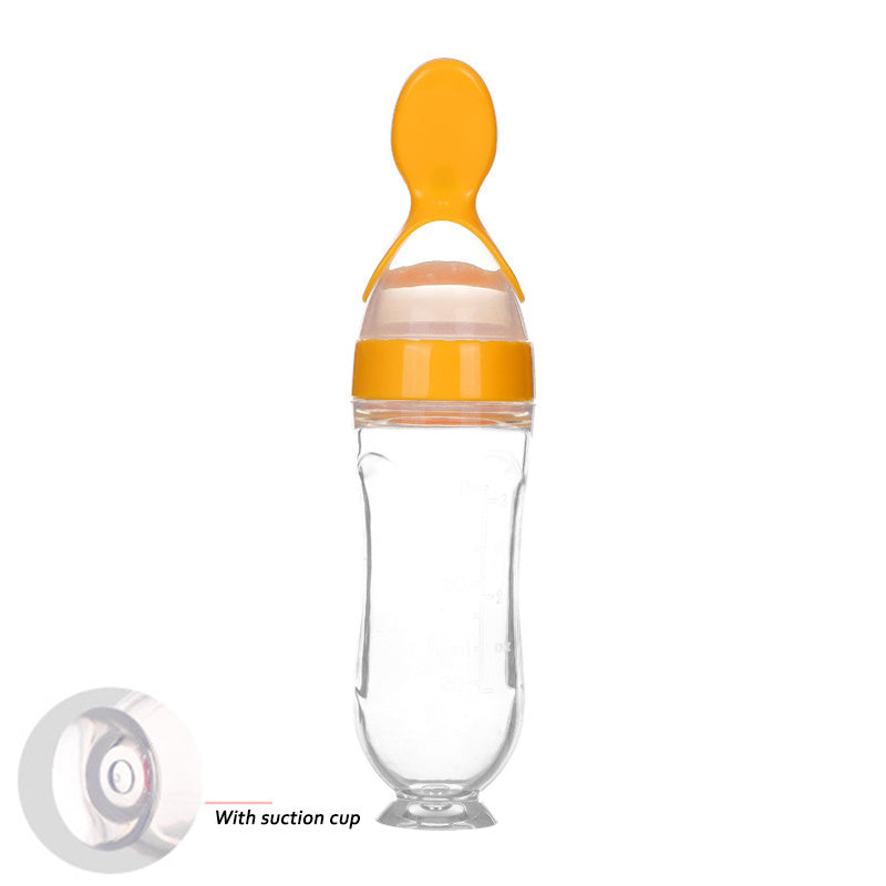 Silicone baby bottle spoon