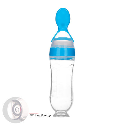 Silicone baby bottle spoon