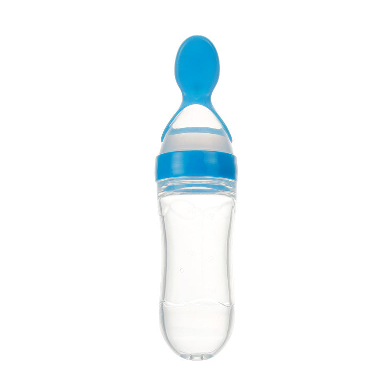 Silicone baby bottle spoon