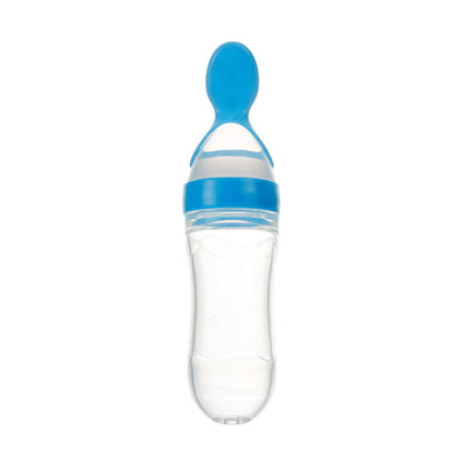 Silicone baby bottle spoon
