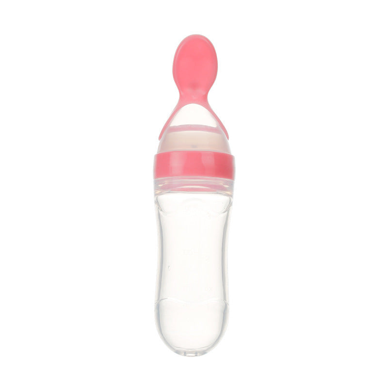 Silicone baby bottle spoon