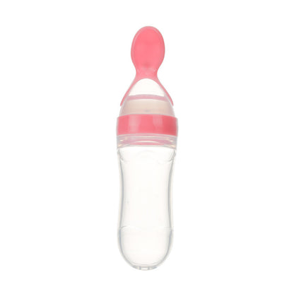 Silicone baby bottle spoon