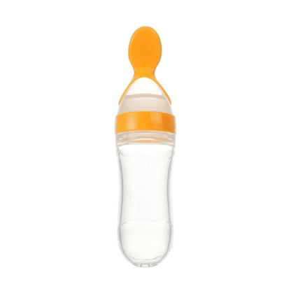 Silicone baby bottle spoon