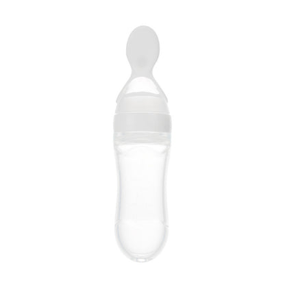 Silicone baby bottle spoon