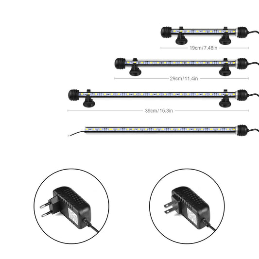 Luz LED impermeable con ventosas para acuario