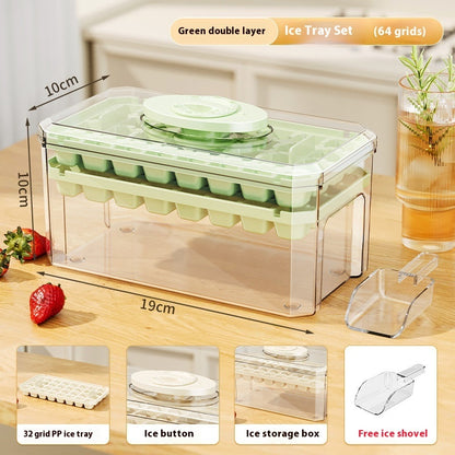 Creative Quick Release Ice Cube Tray Silicone Molds