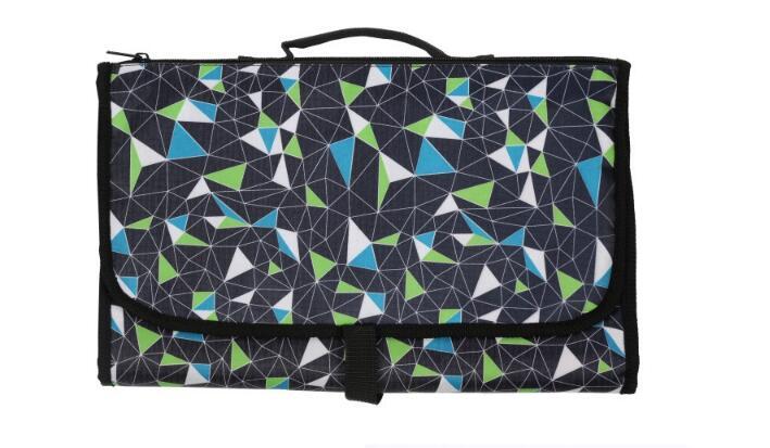 Cambiador de pañales portátil plegable con bolsa de almacenamiento