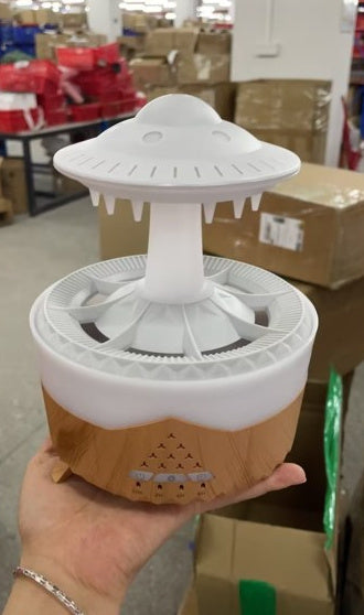 Humidificador UFO con forma de gota de lluvia USB