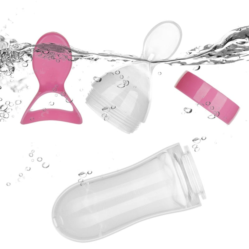 Baby bottle spoon