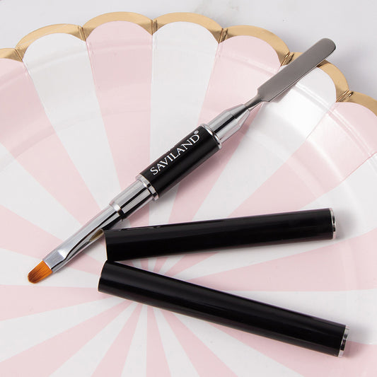 Set de cepillos de fototerapia de doble cabezal para manicura