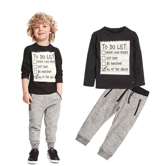 Conjunto de 2 piezas para niños de 3 a 7 años