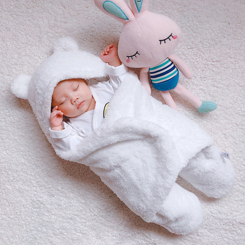 Baby Sleeping Bag Winter Swaddle Blanket for Newborn