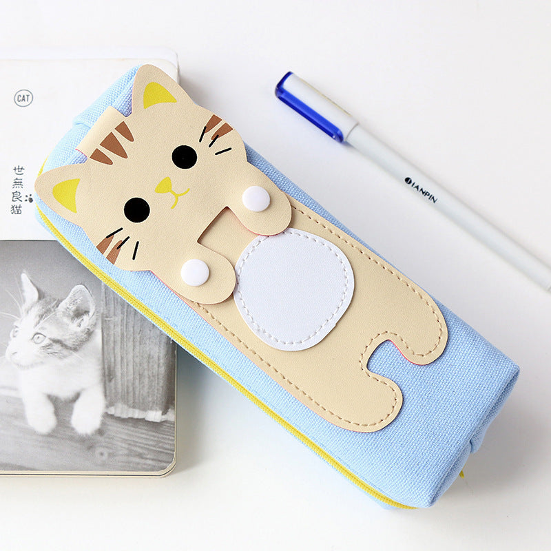 Estuche de lápices figura de  gato