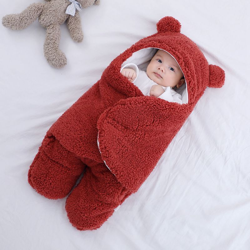 Baby Sleeping Bag Winter Swaddle Blanket for Newborn