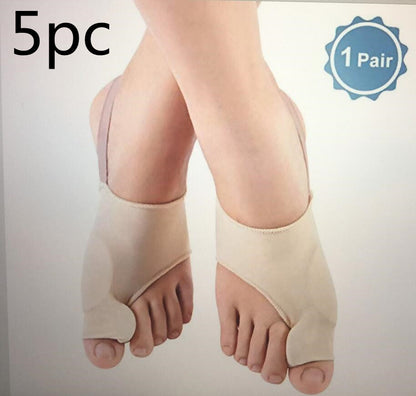Calcetines correctores para el dedo valgo y separador de dedos. Alivio superior del dolor de juanetes