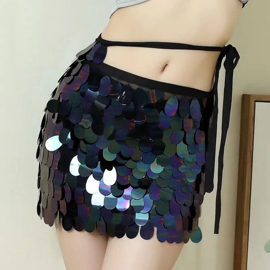 Pantalones cortos de danza del vientre para mujer