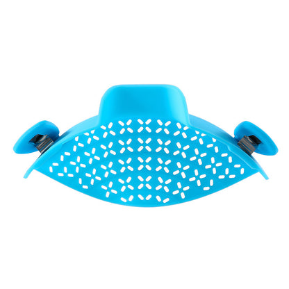 Silicone side drainer for pots