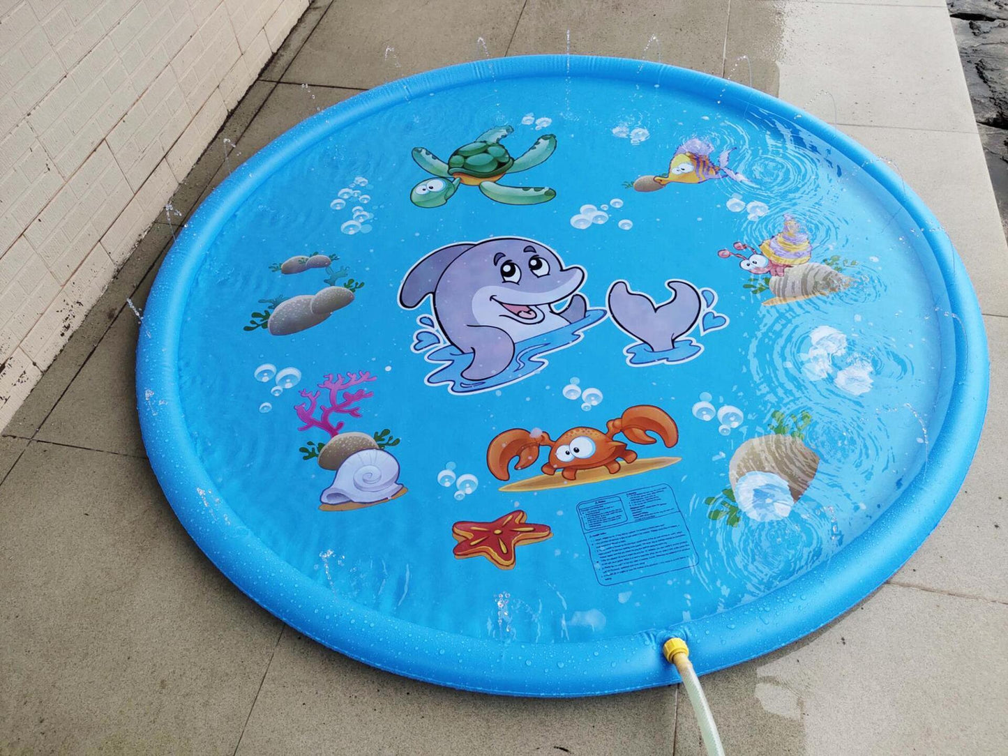 Inflatable water mat