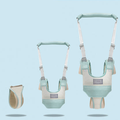 Baby walker with harness