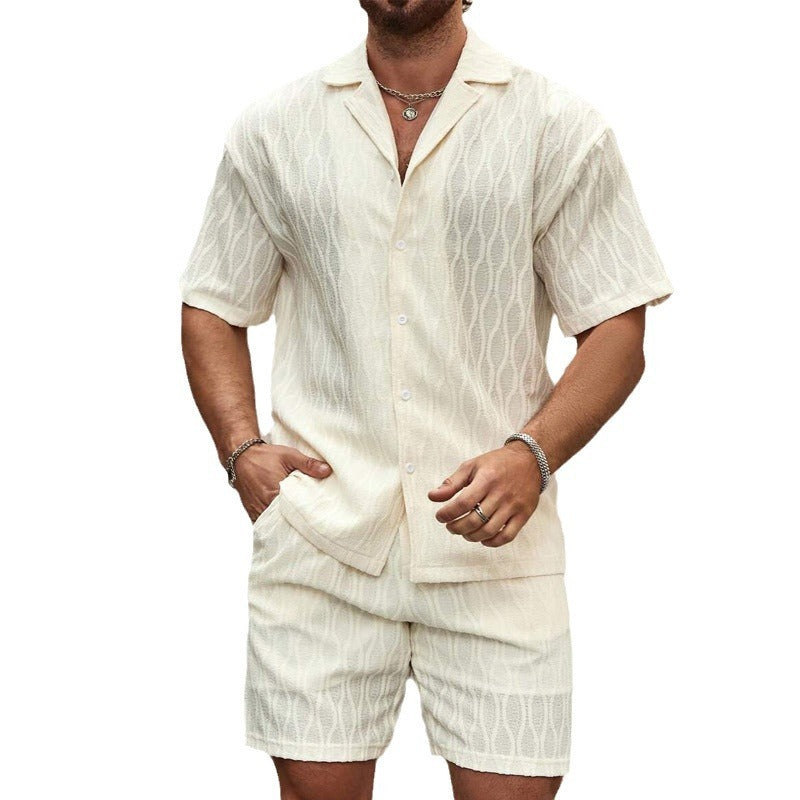 Men's 2-piece short-sleeved summer set