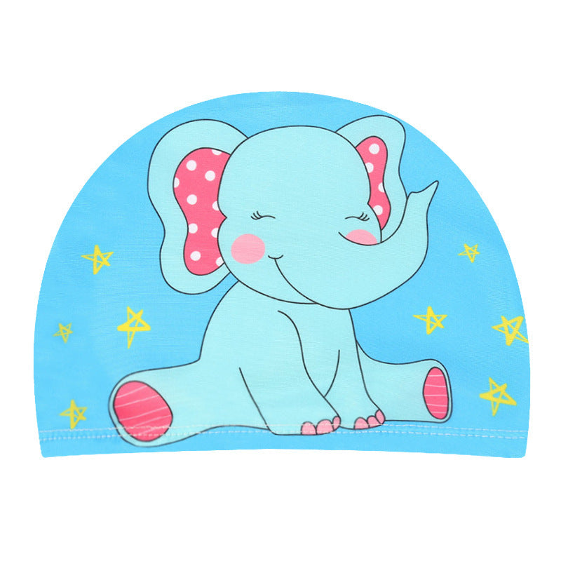 Children's swimming cap with cartoon prints