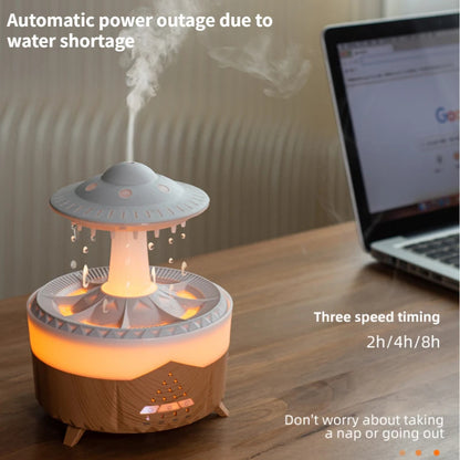 Humidificador UFO con forma de gota de lluvia USB