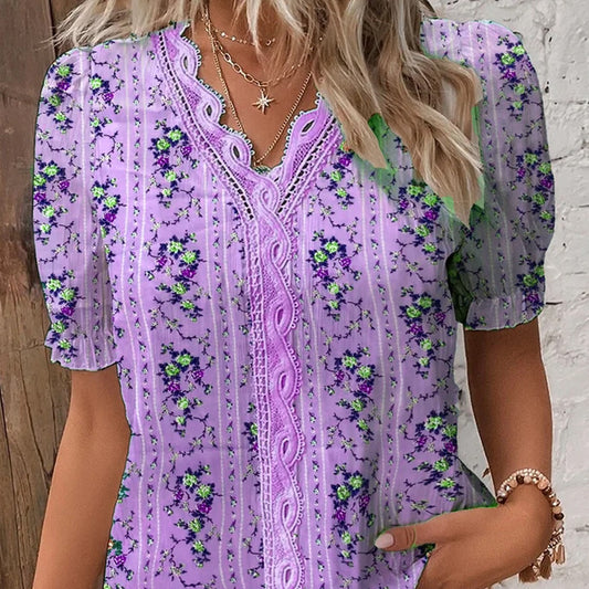 Camisa de manga corta con estampado