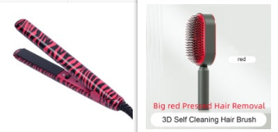 Self-cleaning hair care brush