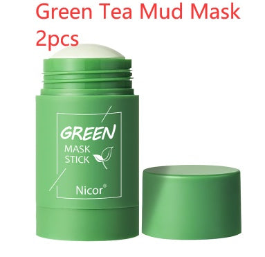 Green Tea Cleansing Mask Anti-Acne Whitening Seaweed Mask Skin Care