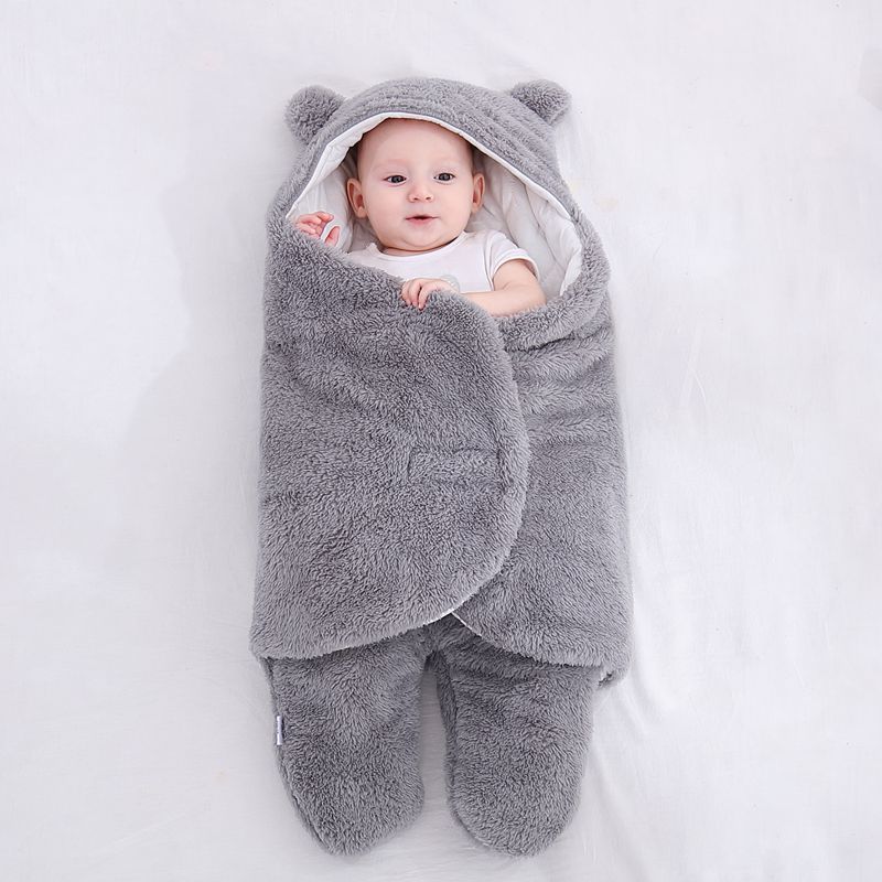 Baby Sleeping Bag Winter Swaddle Blanket for Newborn