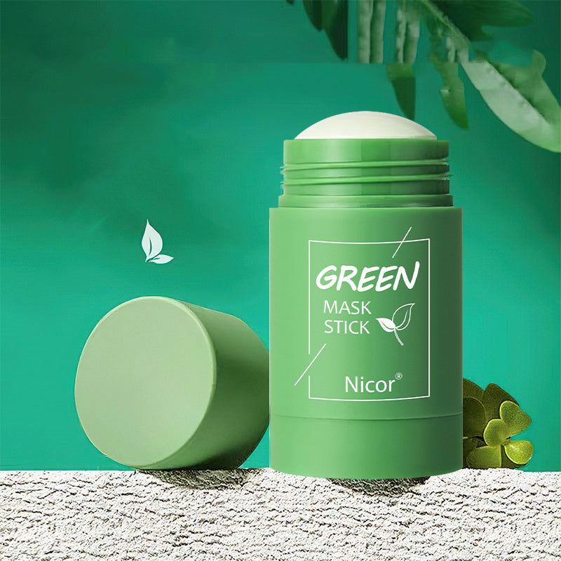Green Tea Cleansing Mask Anti-Acne Whitening Seaweed Mask Skin Care