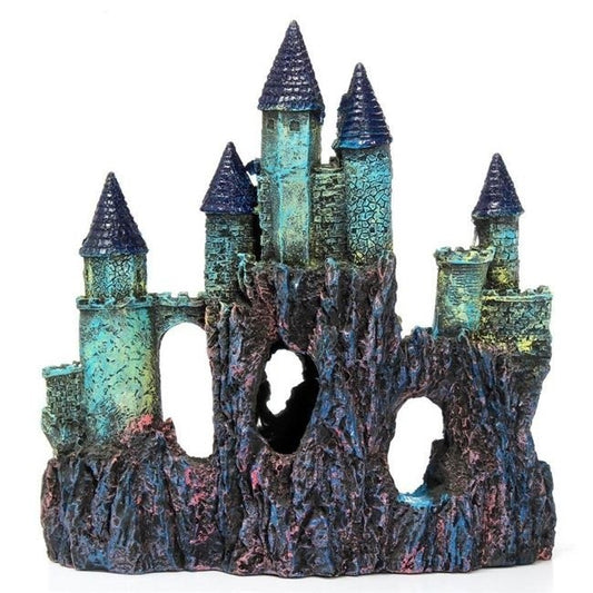 Decoración en forma de castillo para acuarios