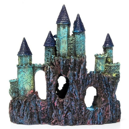 Decoración en forma de castillo para acuarios