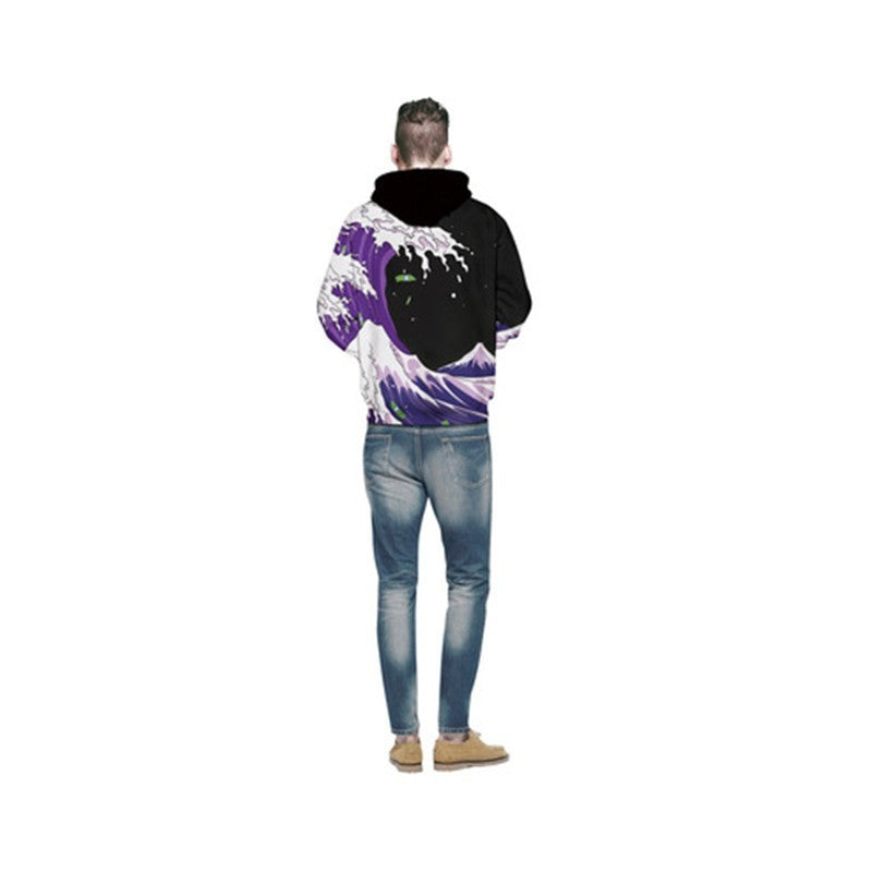 Blue surf hoodie