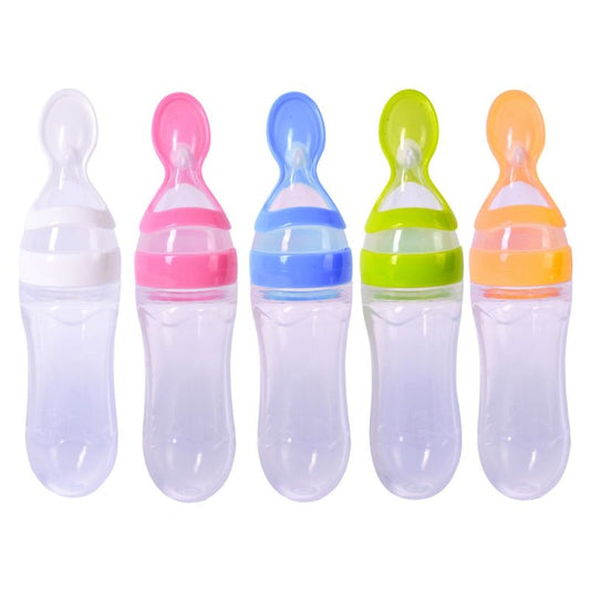 Cuchara tipo biberon para bebes