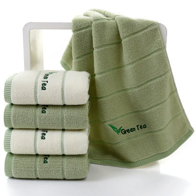 Toalla de lavado facial bordada de algodón