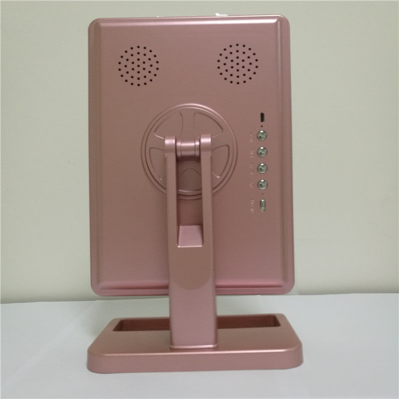 Touch Screen Makeup Mirror with 20 LED Lights, Bluetooth Speaker and Music, 10X Magnifying Mirrors with Lights