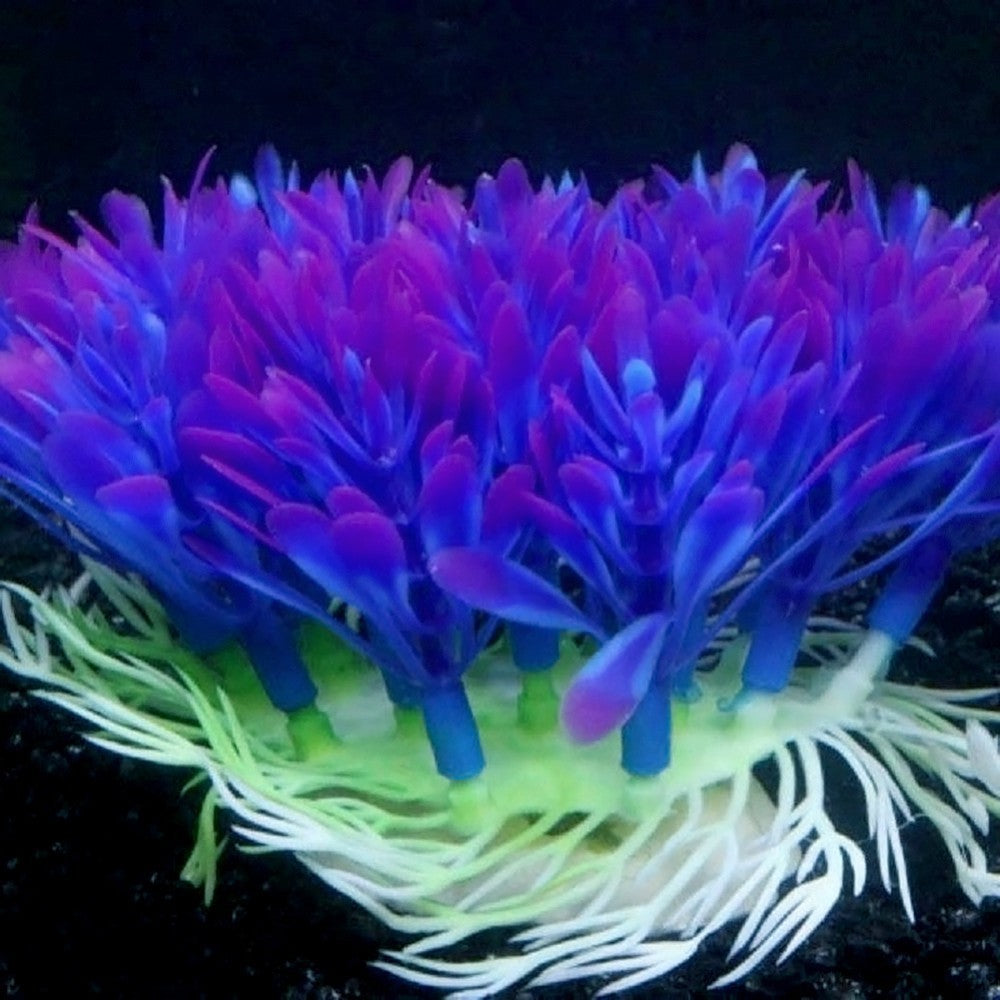 Plant-shaped aquarium decoration