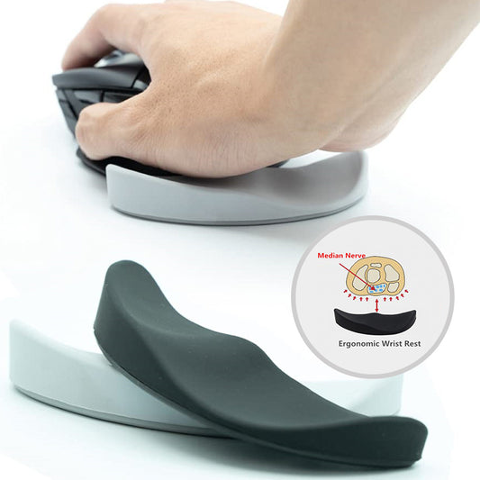 Reposamuñecas ergonómico para ratón almohadillas de gel de silicona antideslizantes