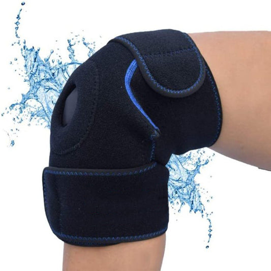 Rodillera deportiva con bolsa de frio o calor